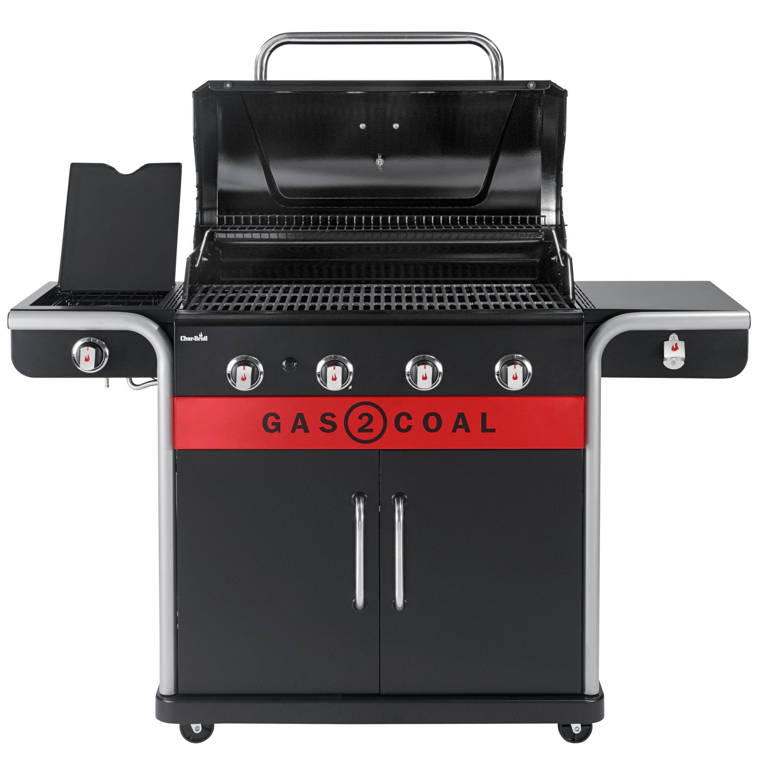 Hybrid Grill Gas2Coal 4 Burners, Gas and Charcoal