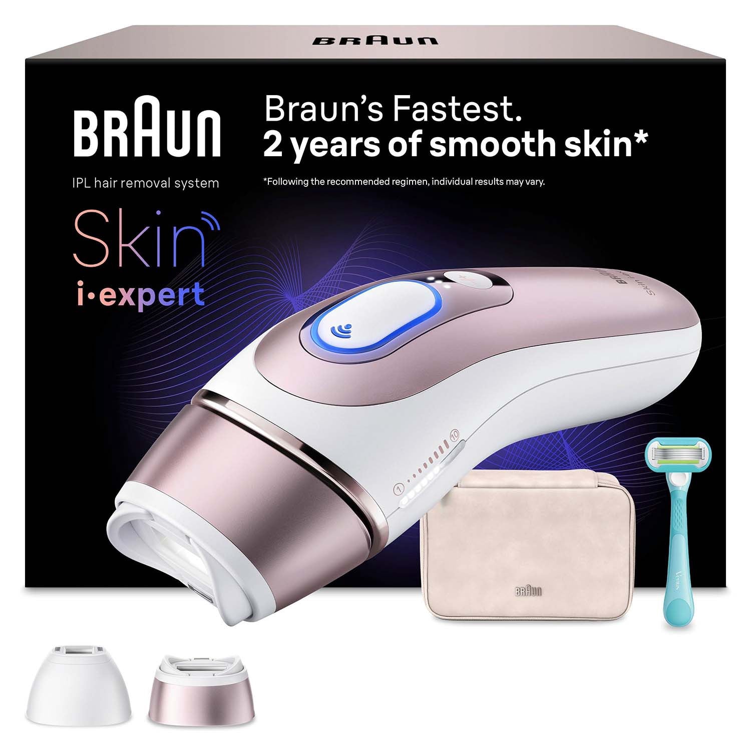 IPL Hair Removal Device, Home Use, Smart Heads, App-Enabled