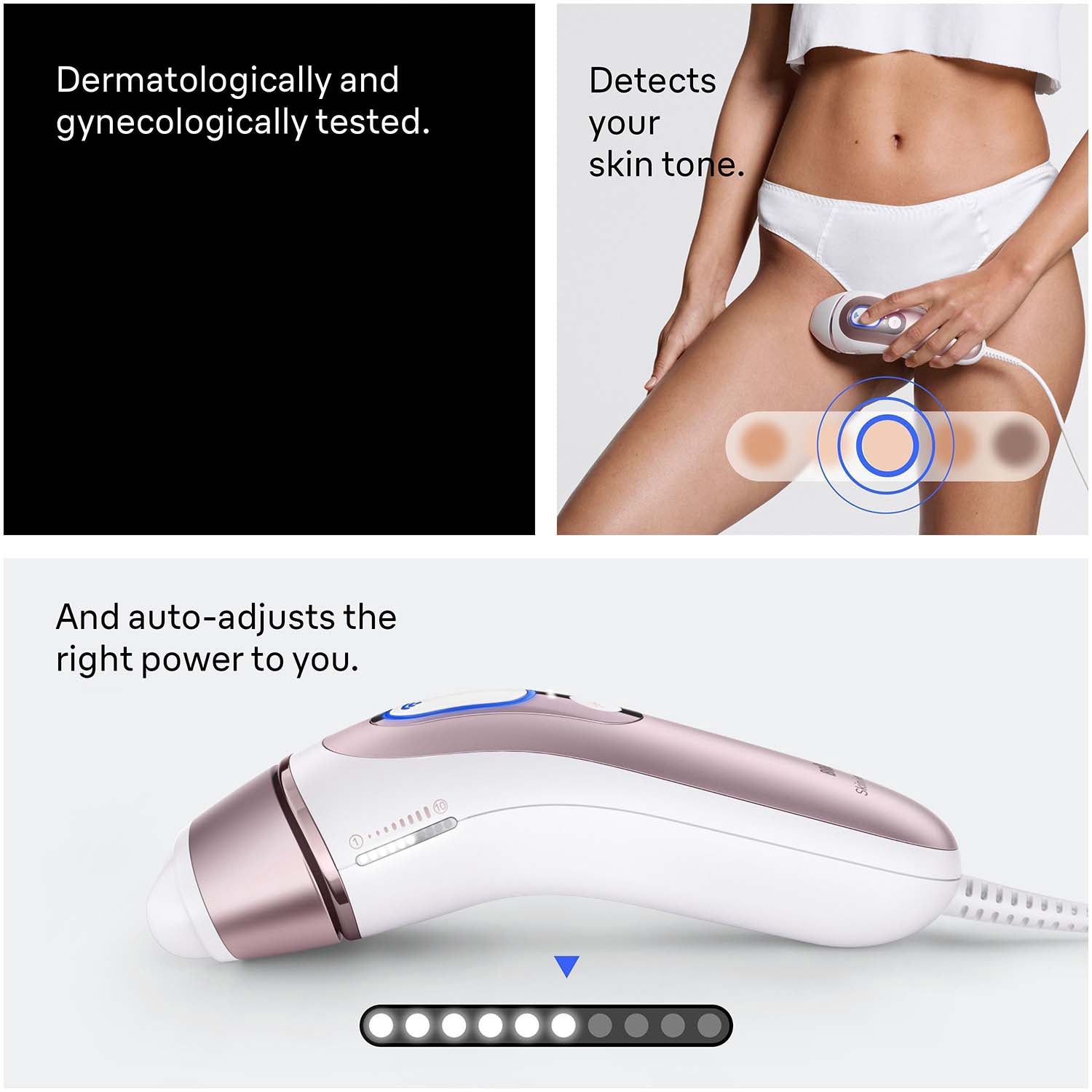 IPL Hair Removal Device, Home Use, Smart Heads, App-Enabled