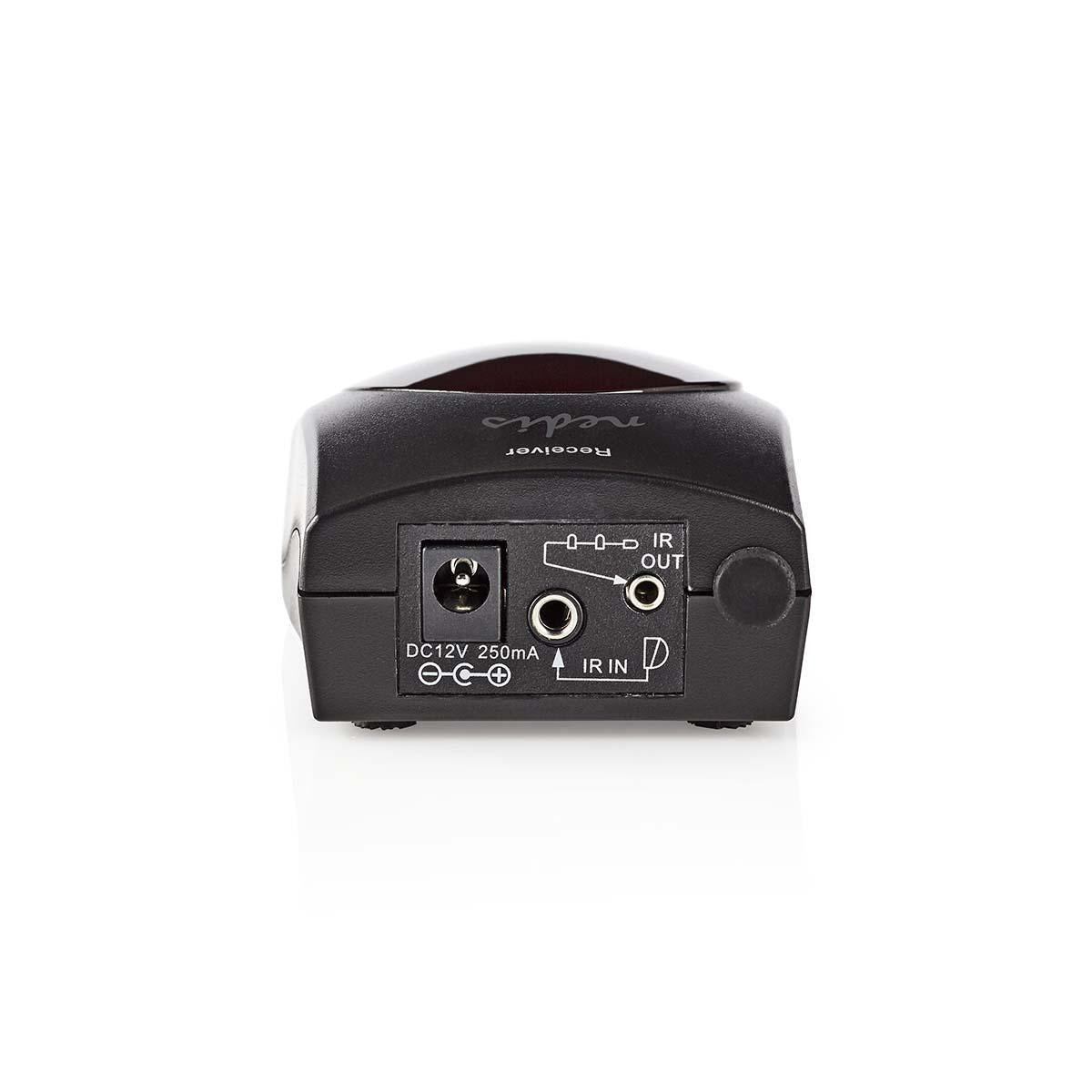 IR remote control extender | Signal range: 6.0 m | 3 Units | ABS | Black