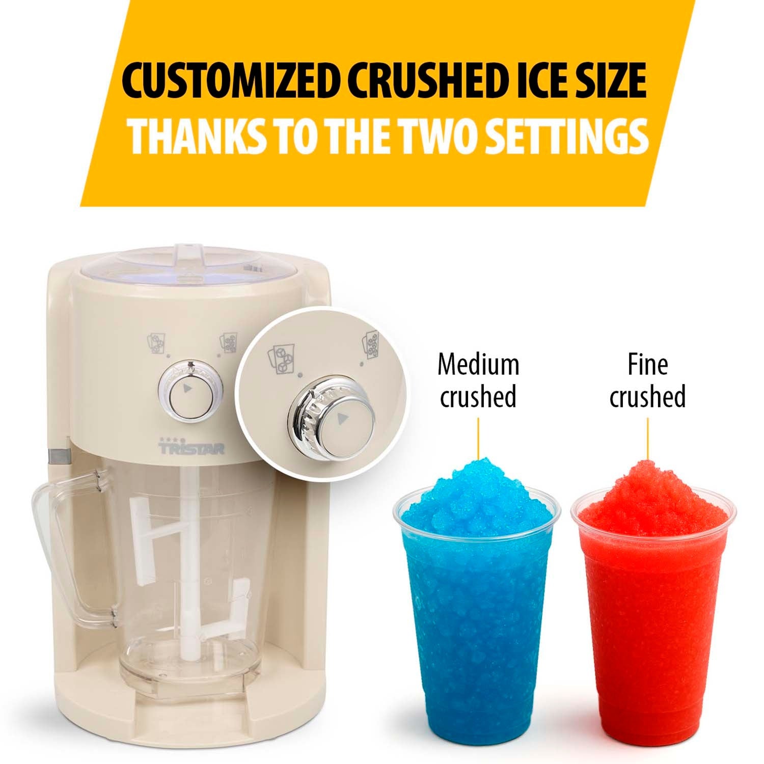 Ice Shaver Machine – Slushy Maker, Durable Blades