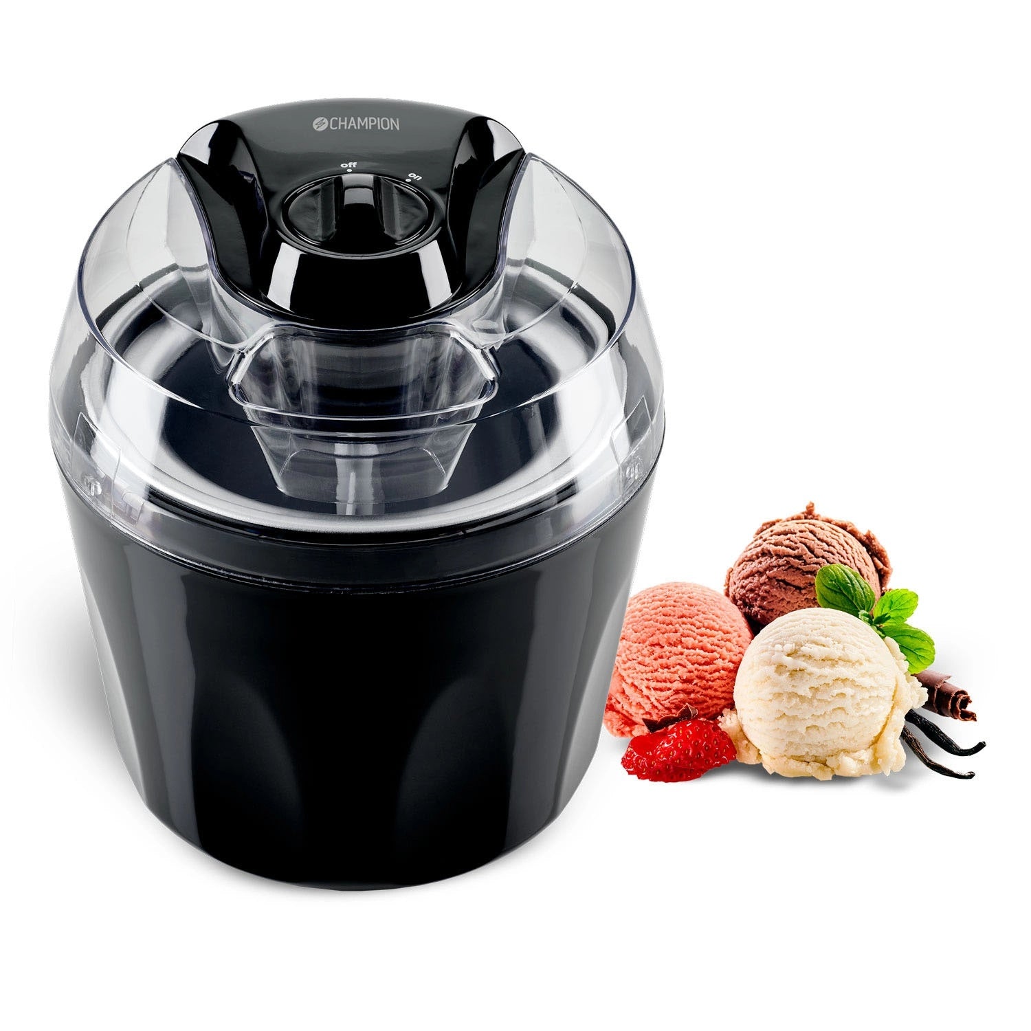 Ice cream maker 1.5L GM210 Black
