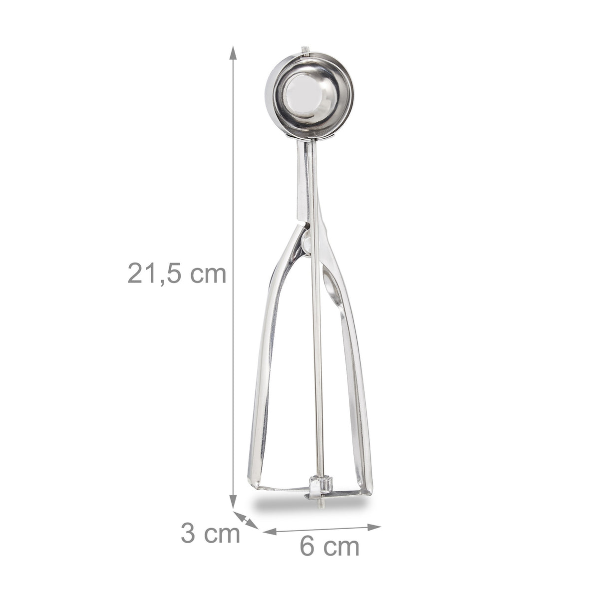 Ice cream scoop stainless steel 39 mm