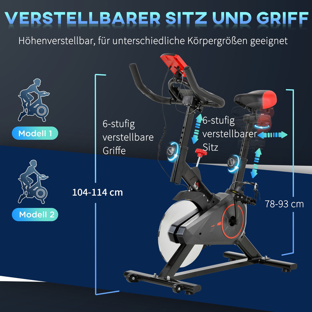 Indoor Bicycle Trainer Cycling Bike Trainer Home Gym Fitness Bike 85 X 46 X 114 Cm