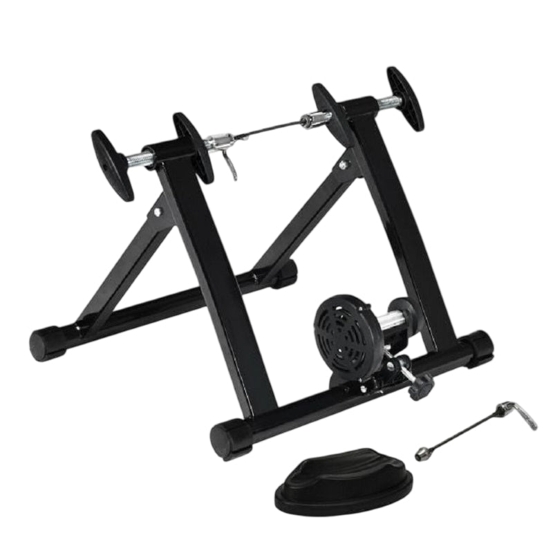 Indoor Bike Trainer Stand, 8-Level Magnetic Resistance, Foldable