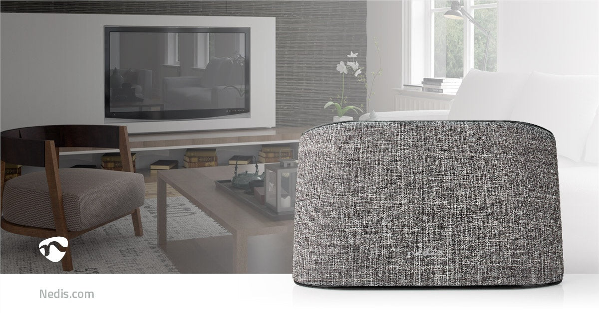 Indoor antenna | Active | FM / UHF / VHF | Reception area: 0-25 km | LTE700 | Gain: 28 dB | ABS / Fabric | Gray