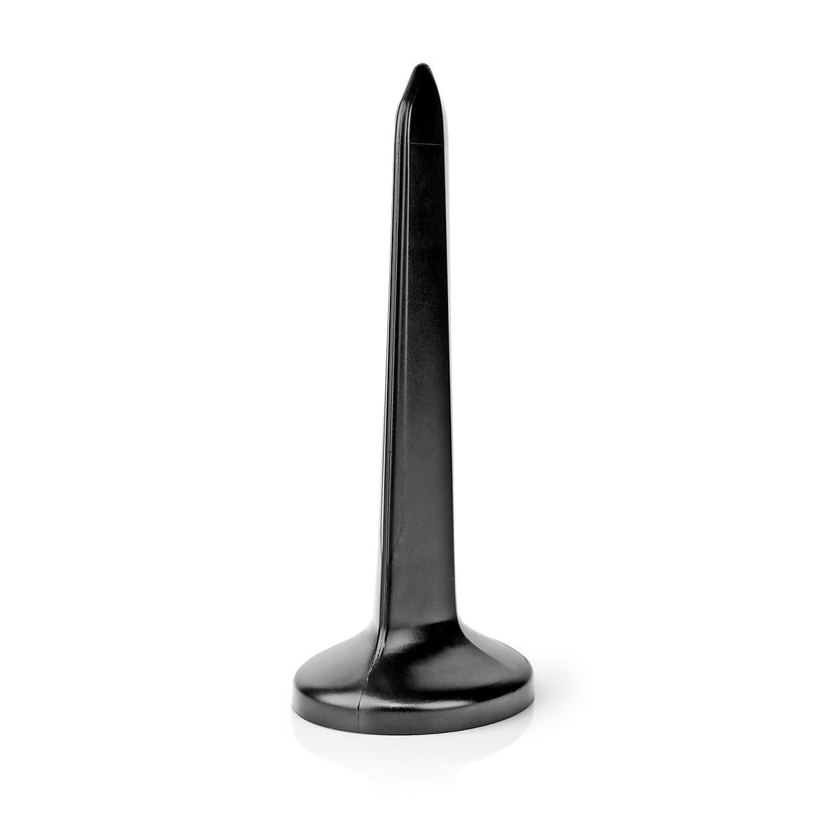 Indoor antenna | Active | UHF | Reception area: 0-15 km | LTE700 | Gain: 26 dB | ABS | Black