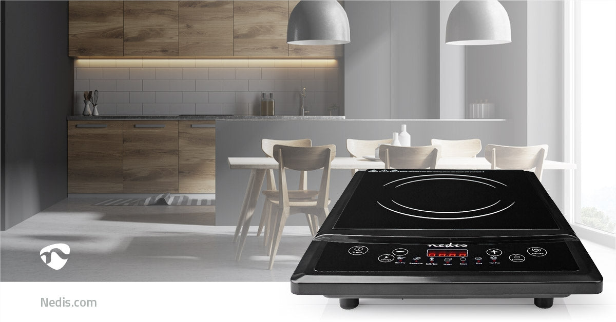 Induction plate | Cooking zones: 1 | 2000 W | Overheat Protection | Black | Timer | Turbo action | Child lock | LCD screen