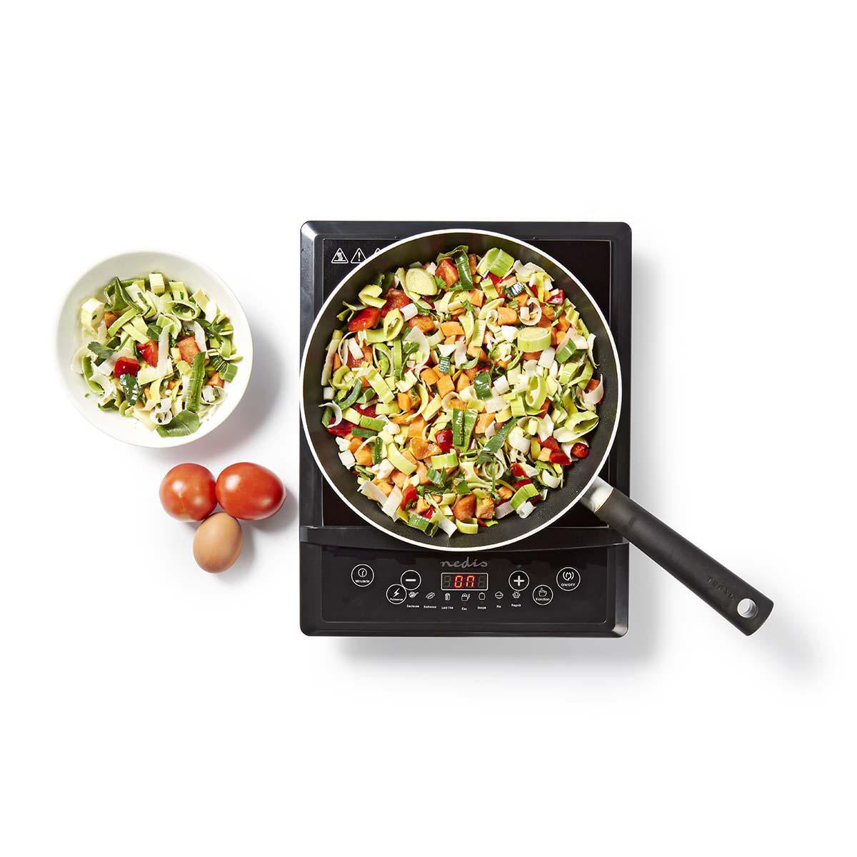 Induction plate | Cooking zones: 1 | 2000 W | Overheat Protection | Black | Timer | Turbo action | Child lock | LCD screen
