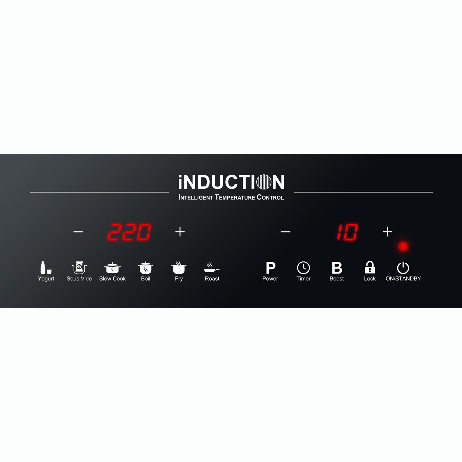 Induction plate w. temperature sensor CTS 2000/IN Touch Control