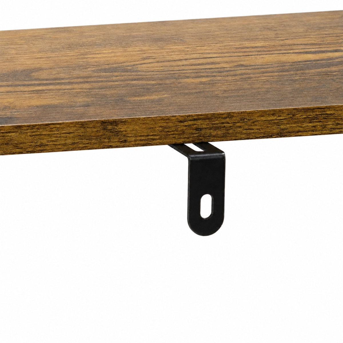 Industrial Coat Rack with Shoe Shelf and Drawers, Black