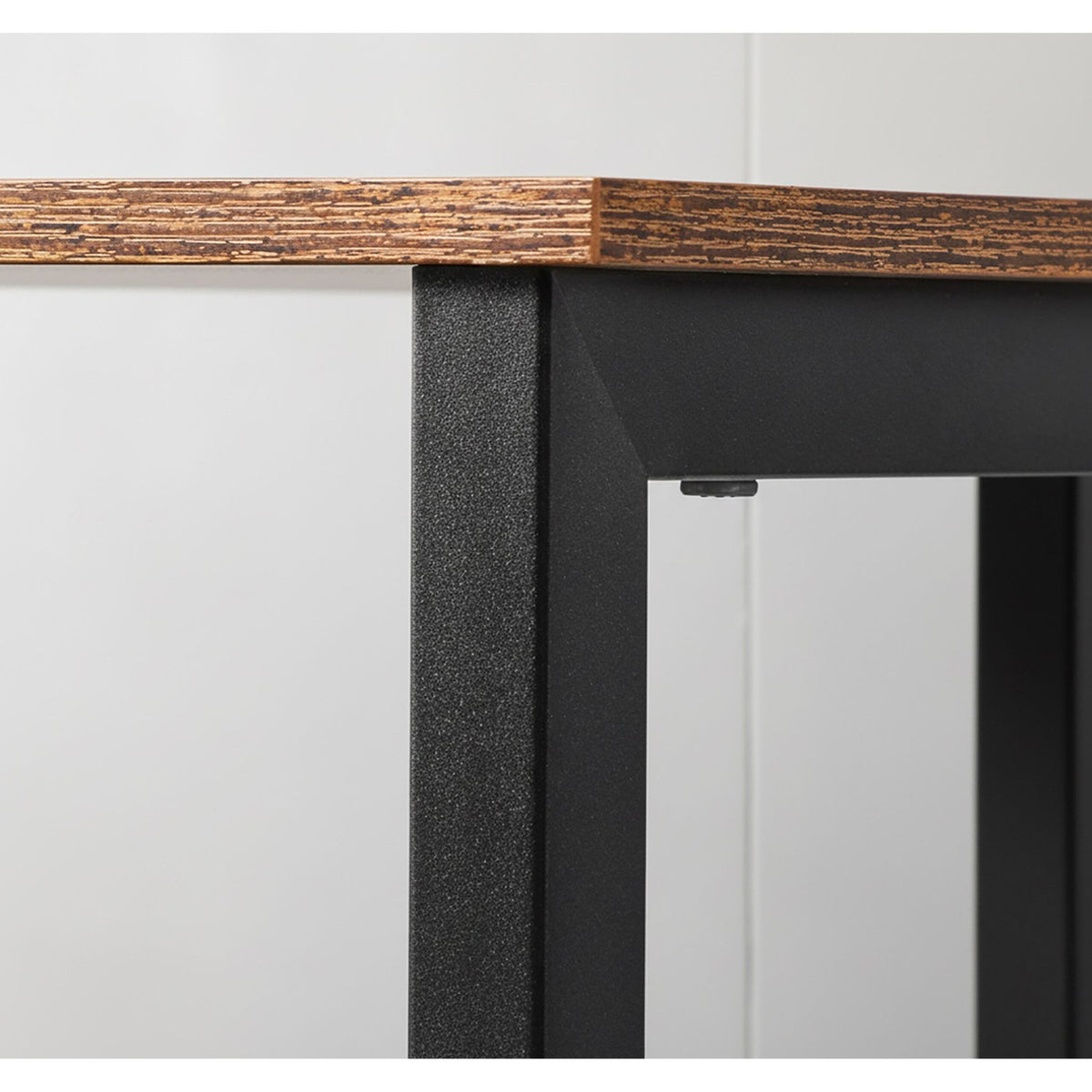 Industrial Shelf, 6-Tier, Metal Frame, Wood Finish