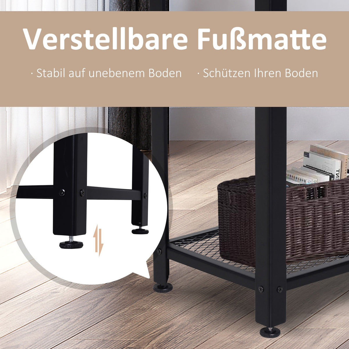 Industrial Style Console Table Sideboard Side Table With Grid Shelf Metal 101 X 35 X 80 Cm