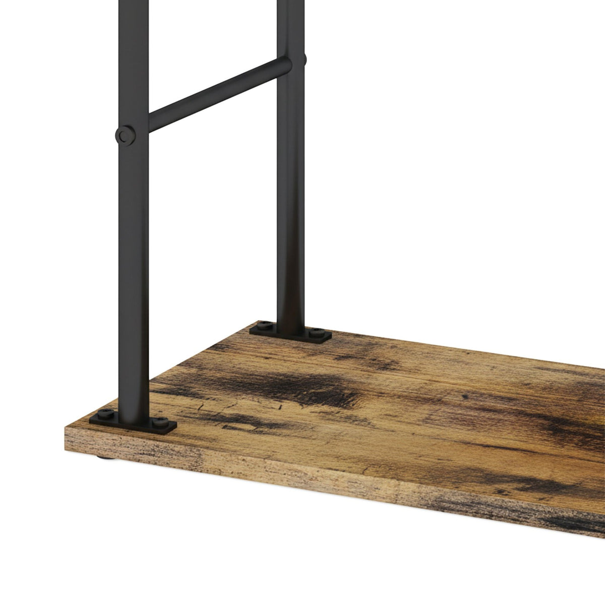 Industrial Towel Rack with Shelf – Freestanding, Space-Saving