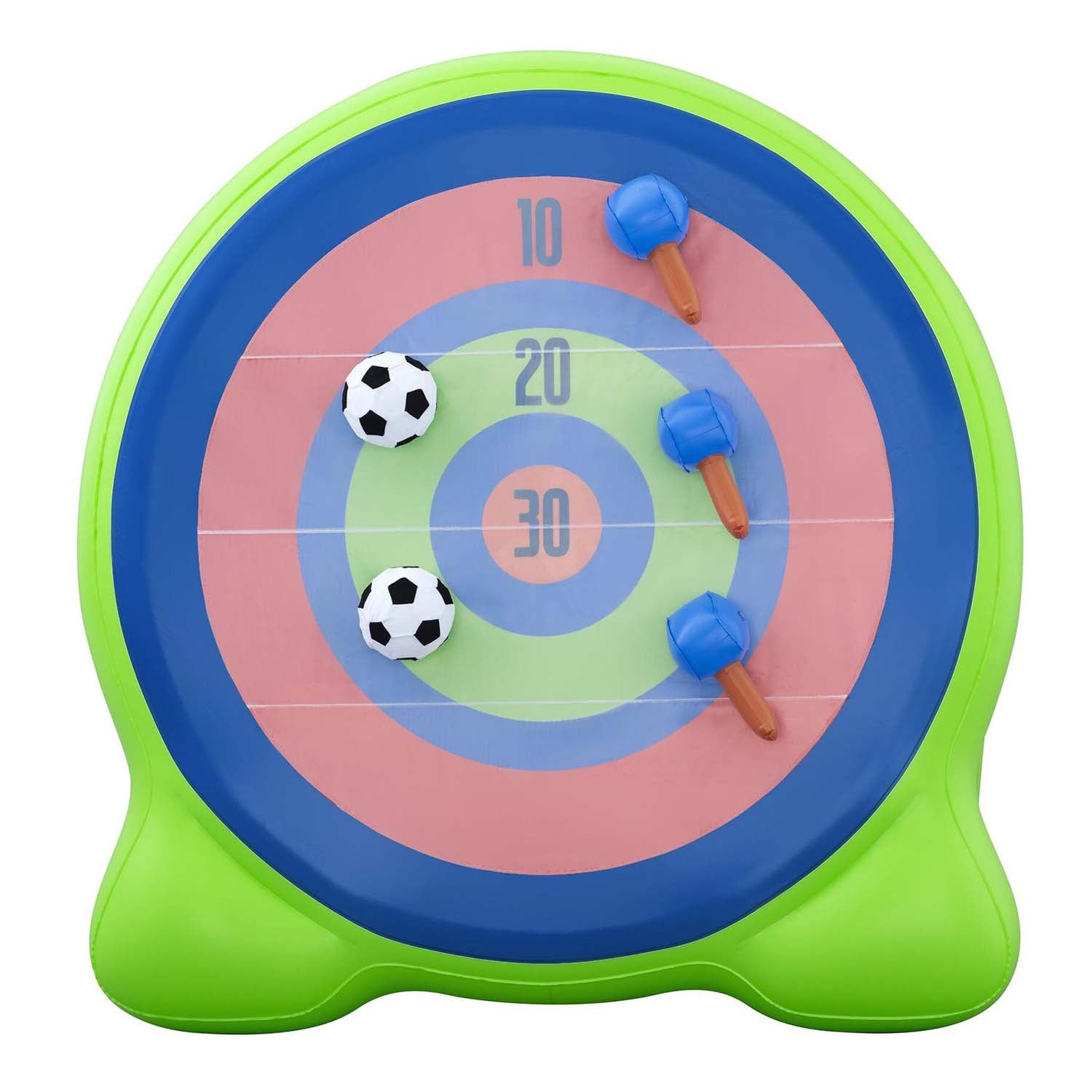 Inflatable Backyard Target Game with Balls & Axes