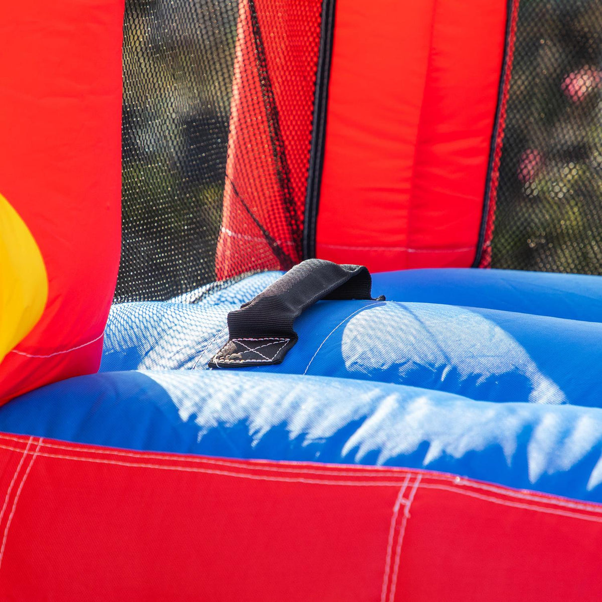 Inflatable Bouncy Castle Play Castle Jumping Area Ball Pit With Slide With Transport Bag Patch For Children From 3 Years 290 X 270 X 230 Cm