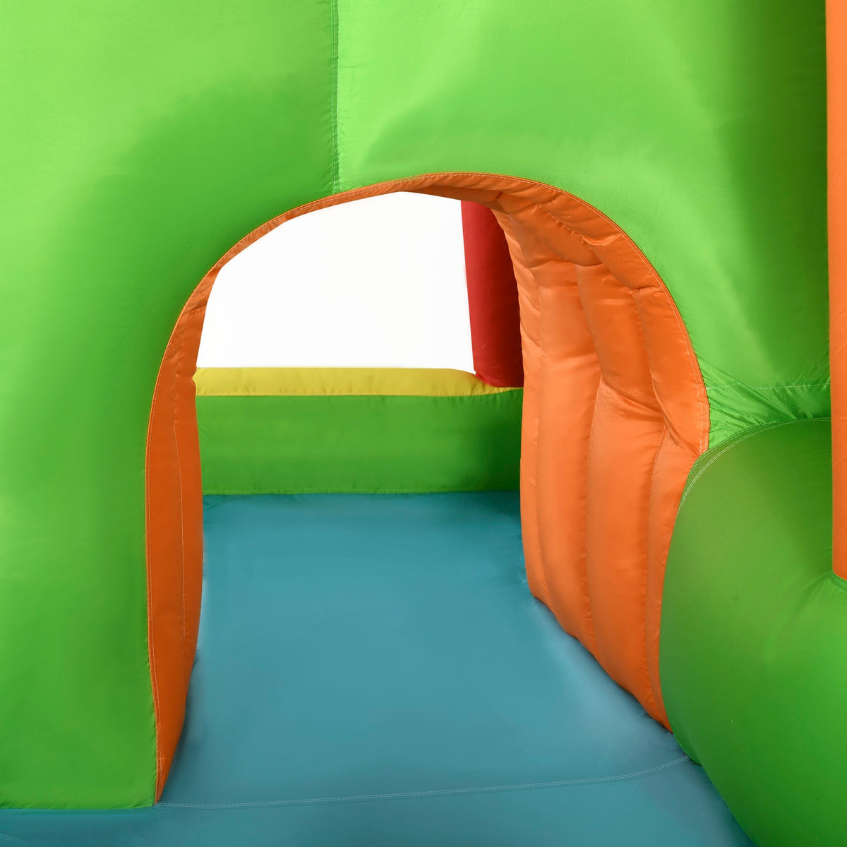 Inflatable Bouncy Castle Play Castle With Slide, Punching Bag, Ball Ring, Tunnel, Water Gun, For Children 3-8 Years, Water Park