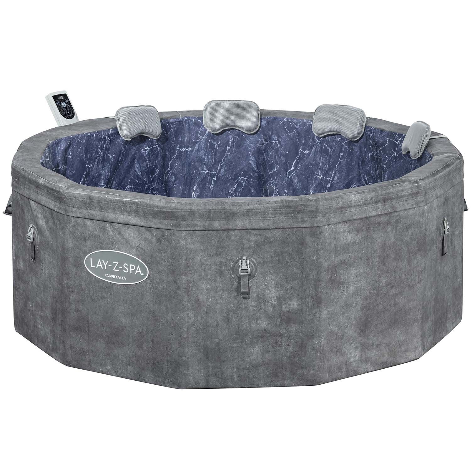 Inflatable Hot Tub, 6-Person, 140 Jets, Energy Efficient