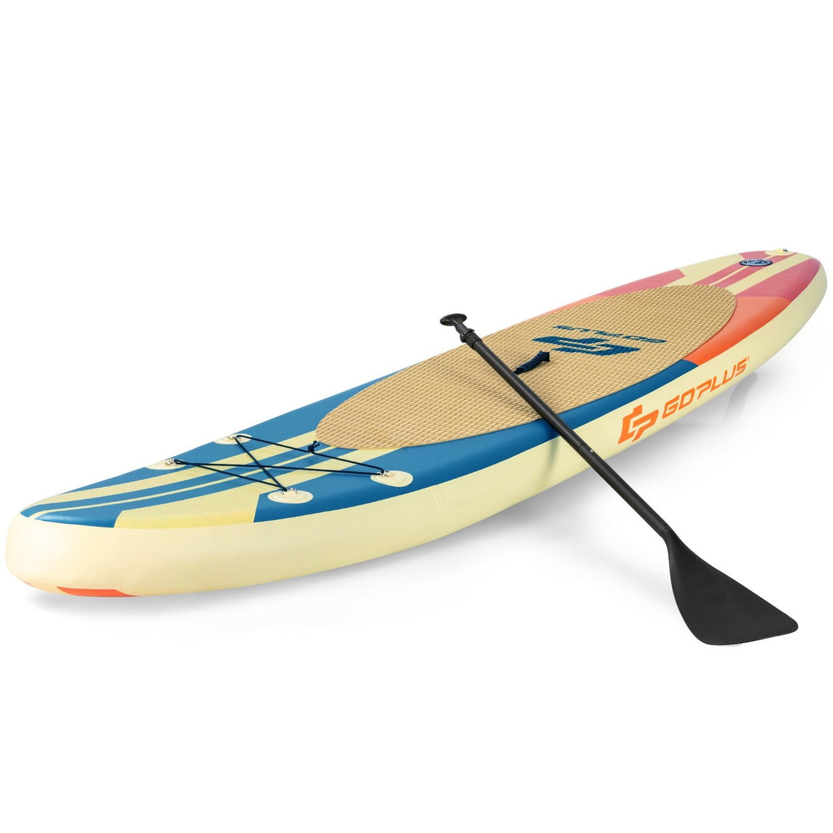 Inflatable Paddle Board Boat Stand-Up Surfboard 335 x 76 x 15 cm Stripe Pattern Colorful