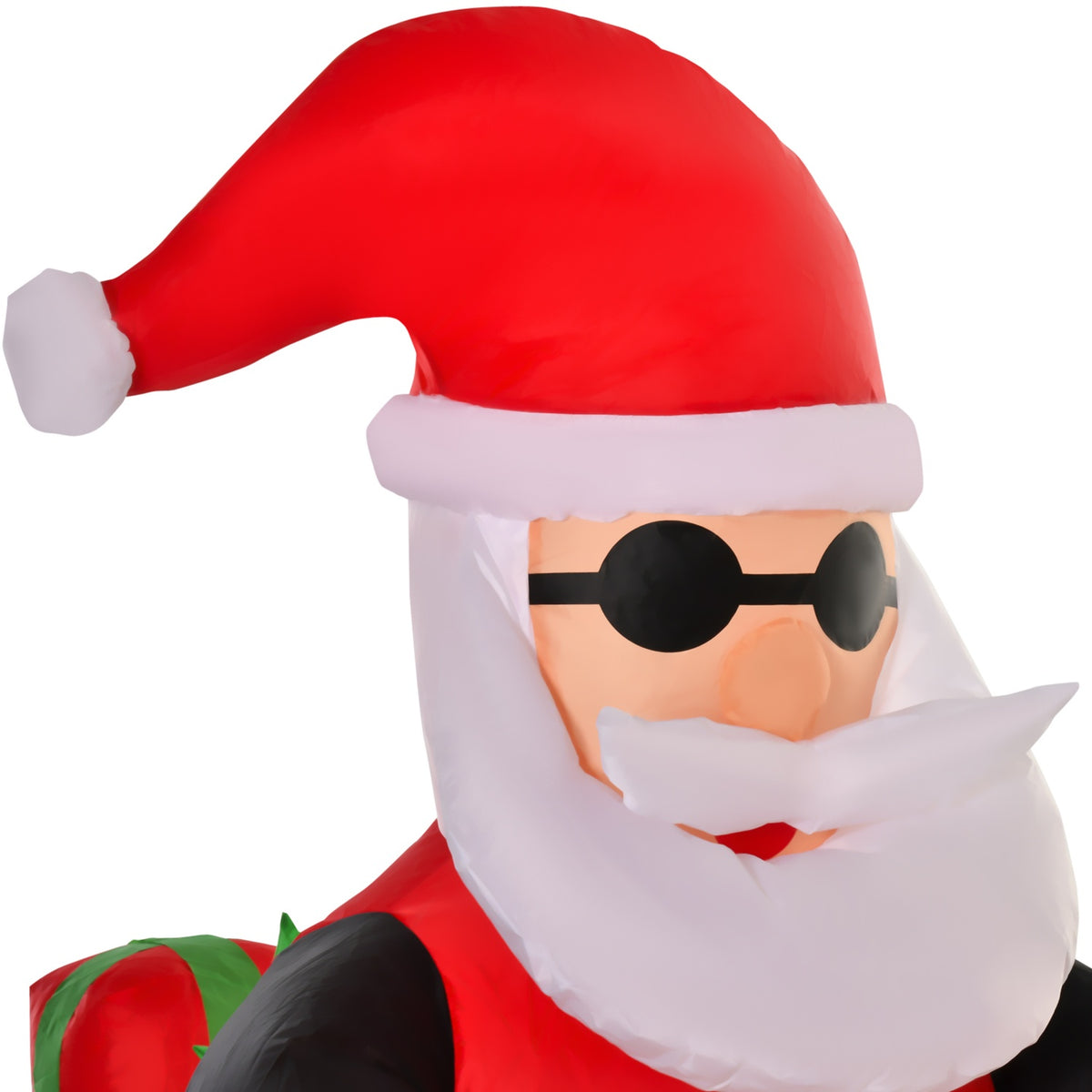 Inflatable Santa Claus Outdoor Decoration with LEDs, 1.65m