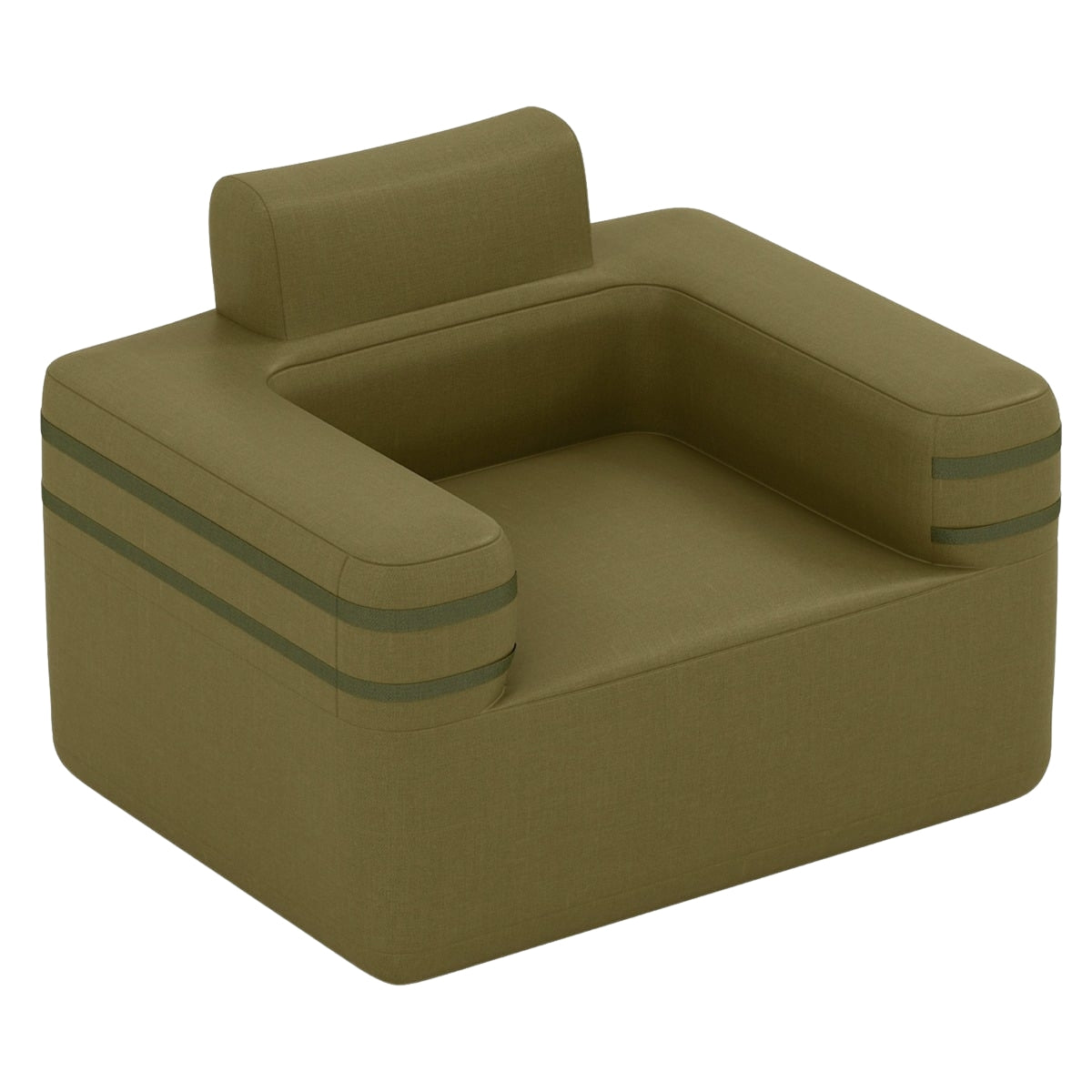 Inflatable Sofa with Built-In Pump & Storage Bag for Camping