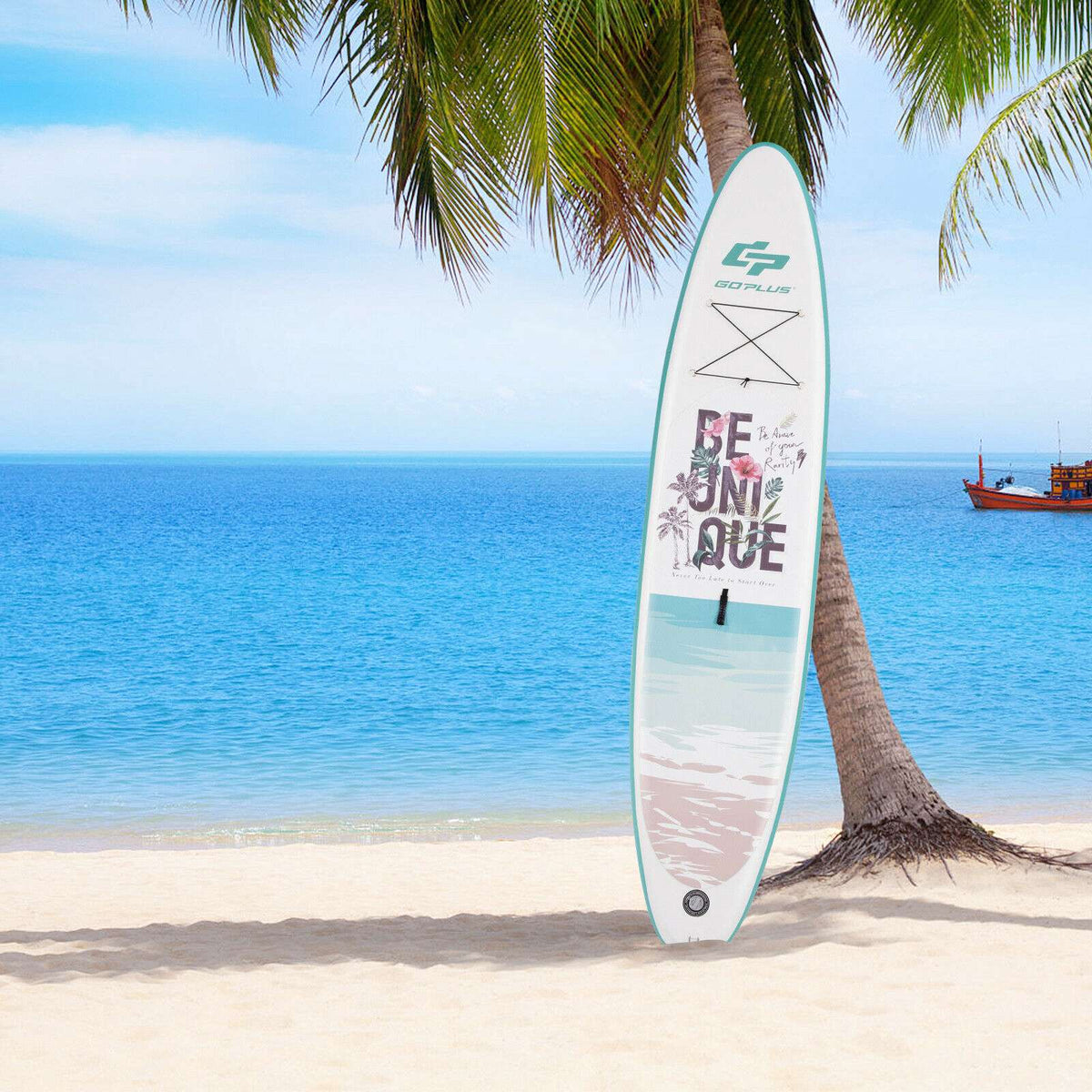 Inflatable Stand Up Paddle Board 10.5 Ft With Paddle, Pump
