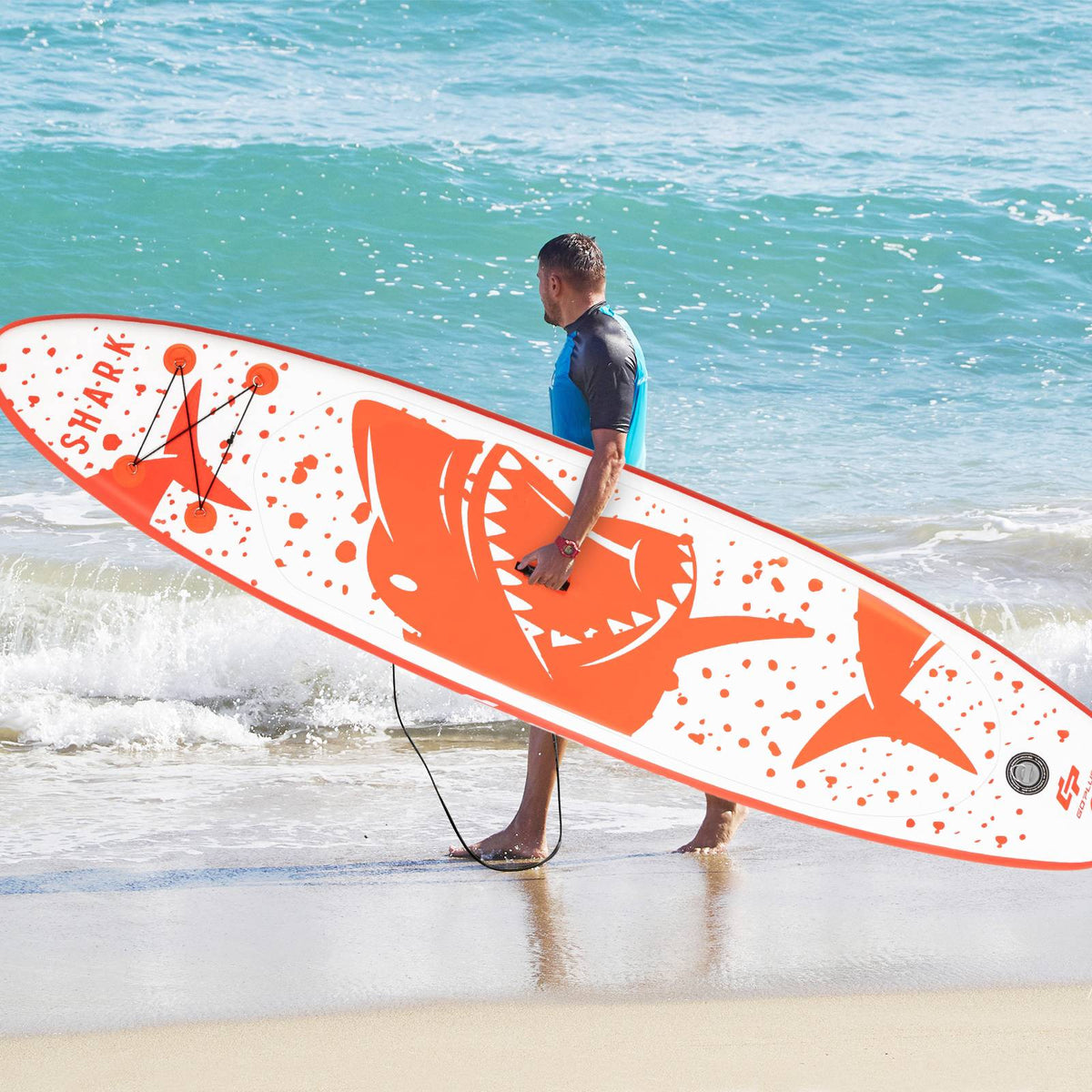 Inflatable Stand Up Paddle Board 10.5 ft, Paddle, Pump