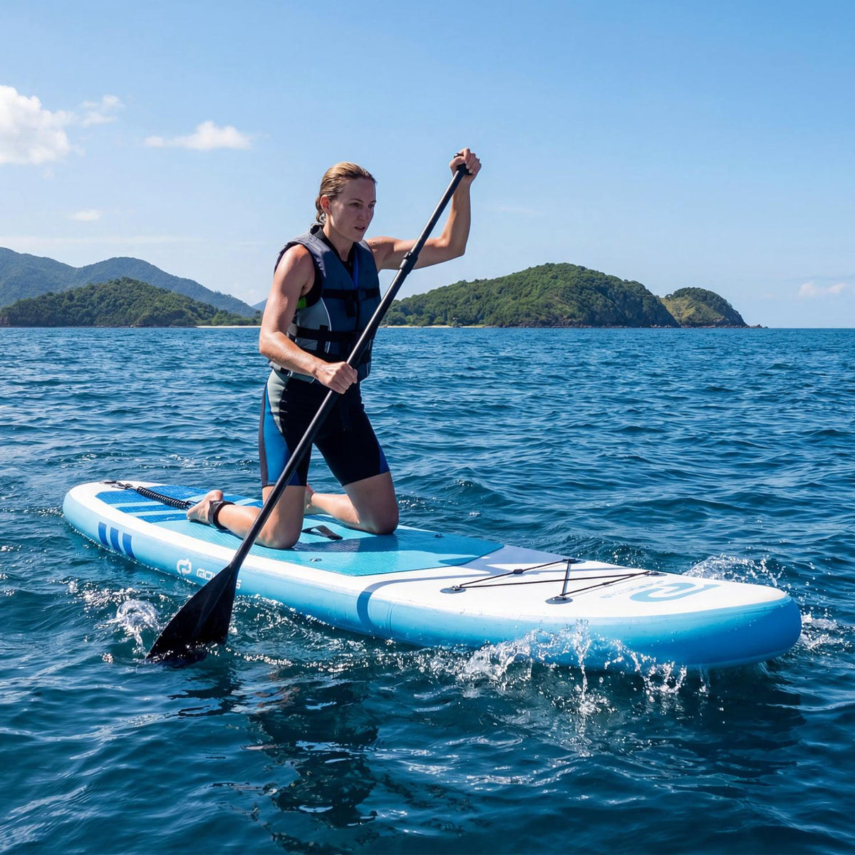 Inflatable Stand Up Paddle Board 11 ft, Backpack, 350 lb