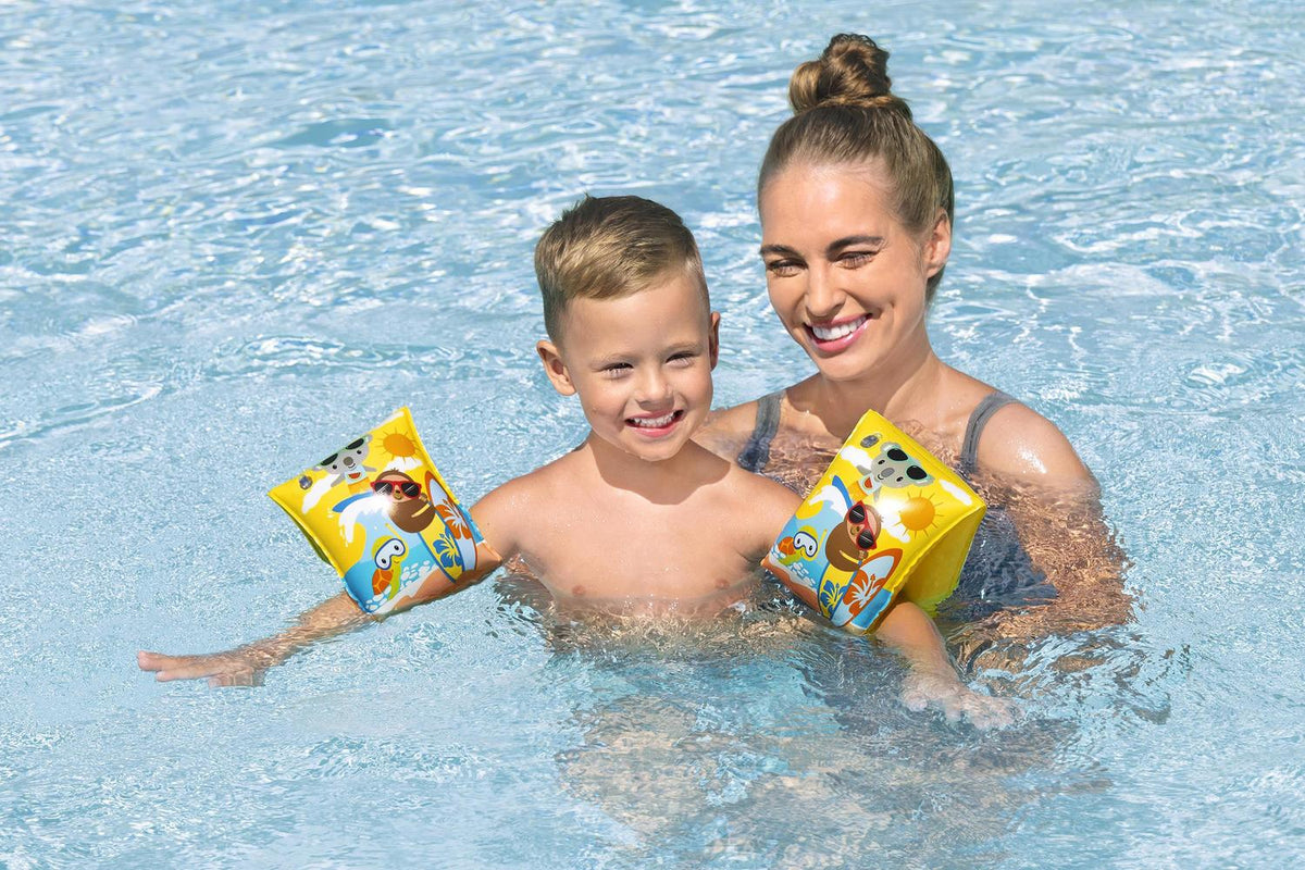 Inflatable Swim Aids for Kids, 23x15 cm, Ages 3-6