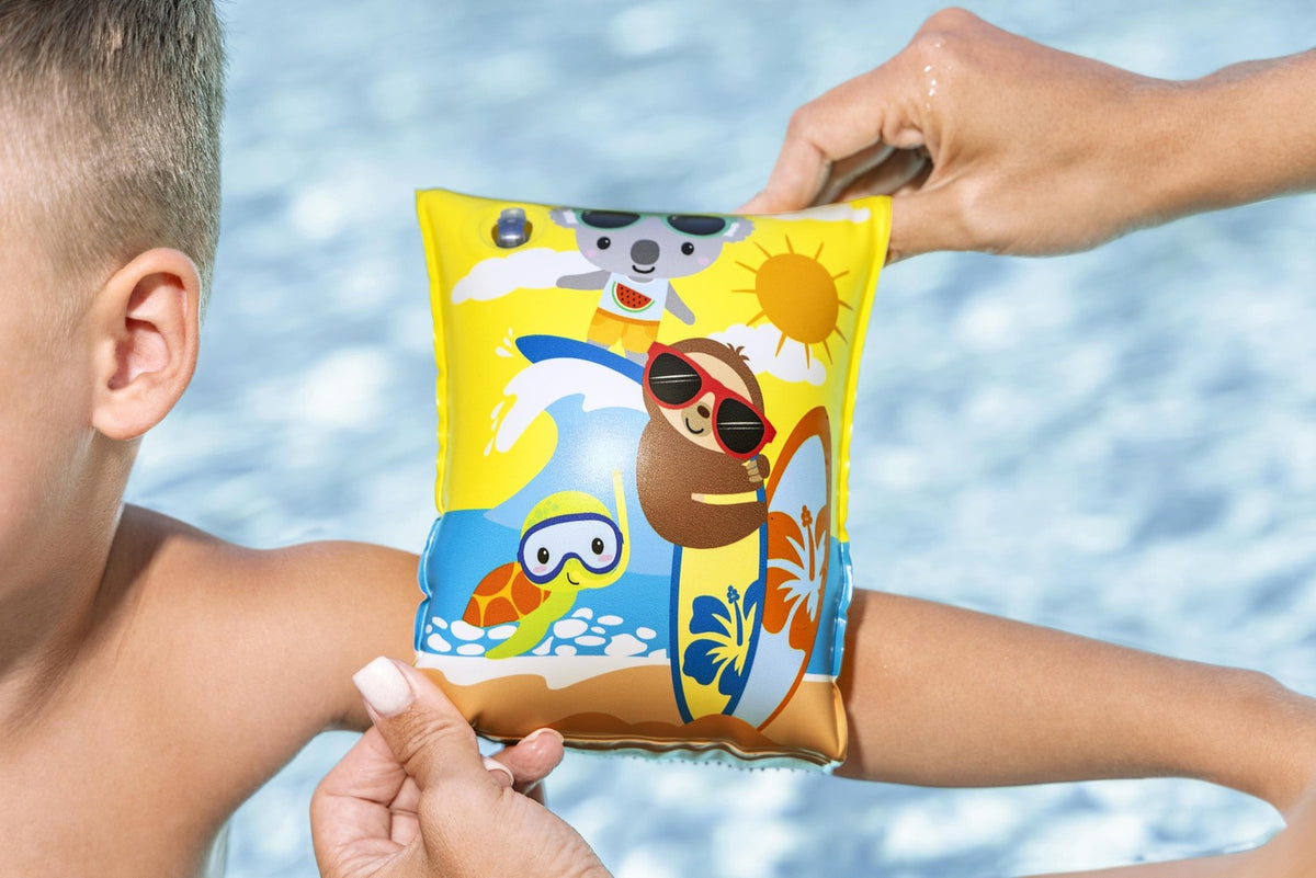 Inflatable Swim Aids for Kids, 23x15 cm, Ages 3-6