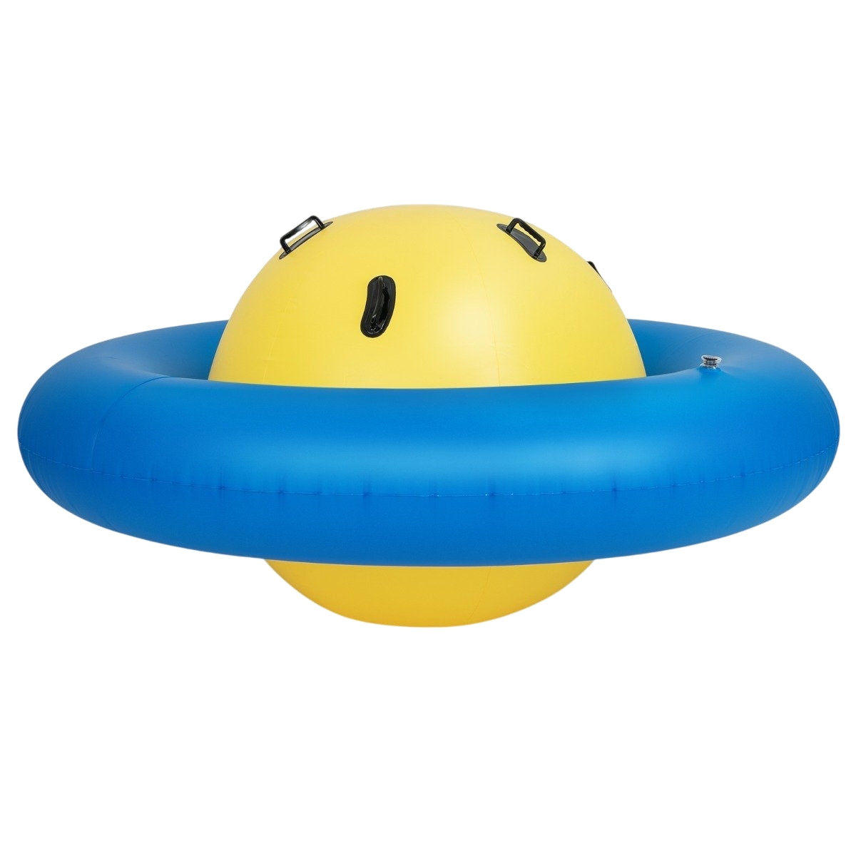 Inflatable dome seesaw for rolling & tilting & climbing & bouncing children's seesaw yellow + blue