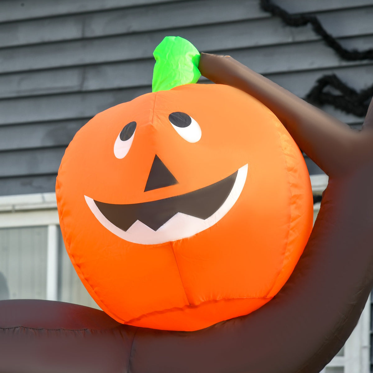 Inflatable haunted tree pumpkin Halloween decoration air figure with LED lighting, polyester, 180x80x240cm