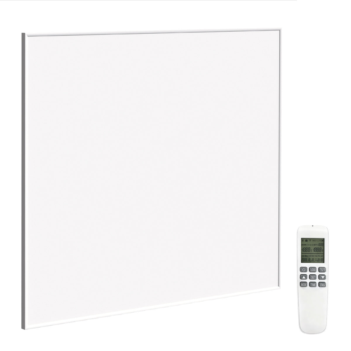Infrared Wall Heater, Energy-Saving, Thermostat, Timer