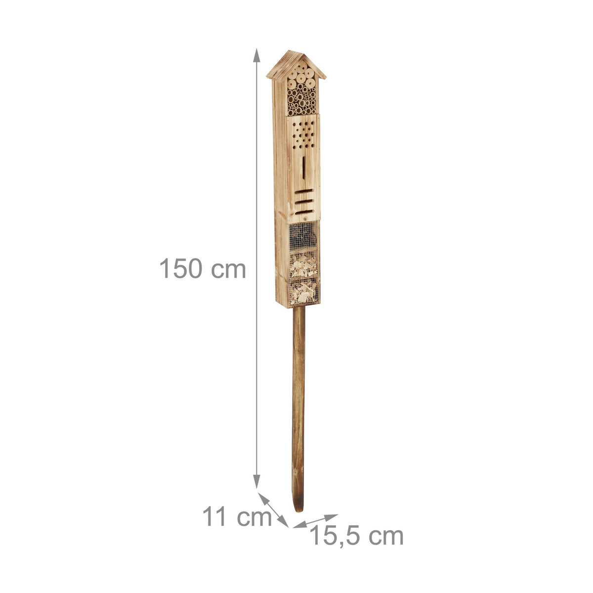 Insect hotel with stand