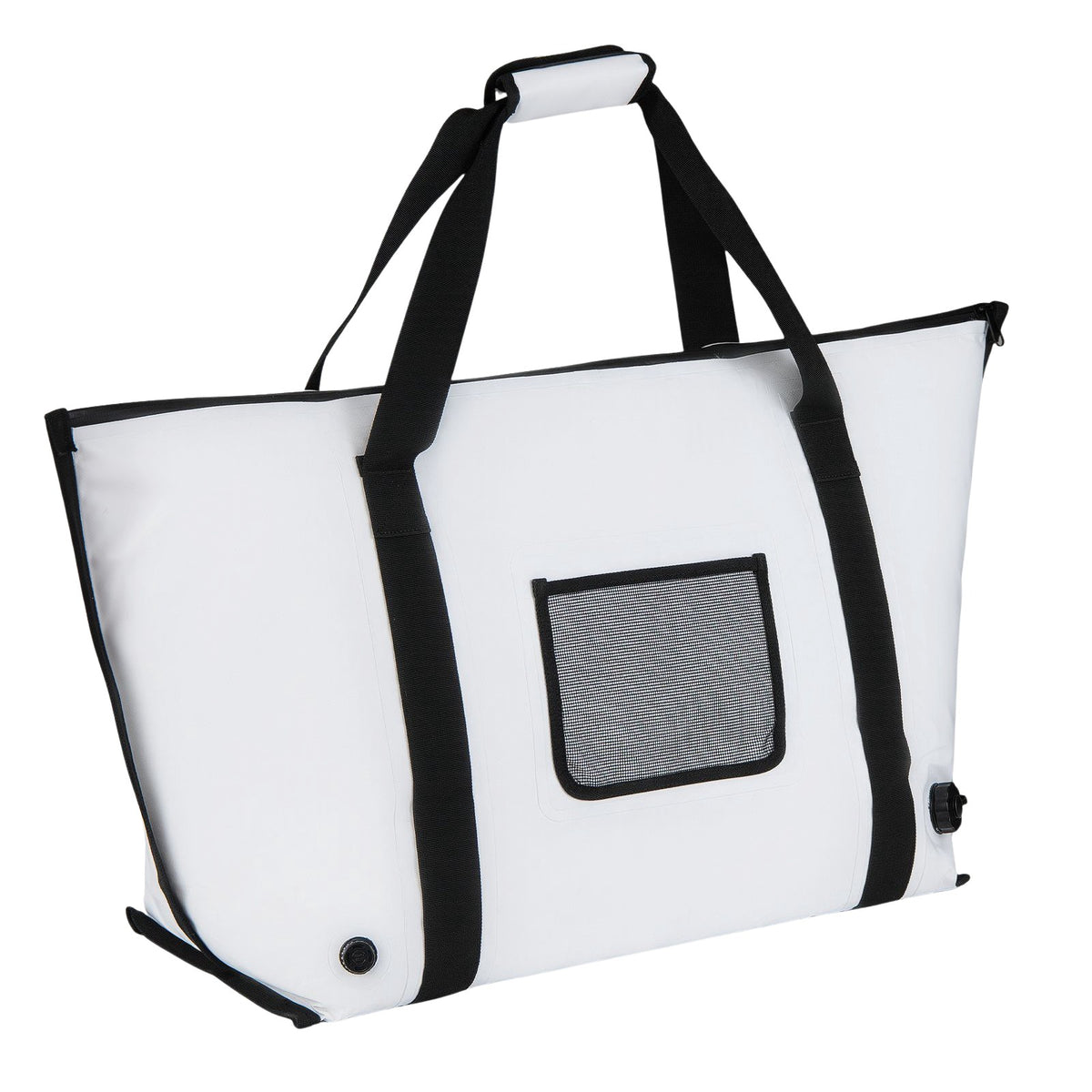 Insulated Fishing Cooler Bag, 98cm Waterproof PVC, Drain Valve