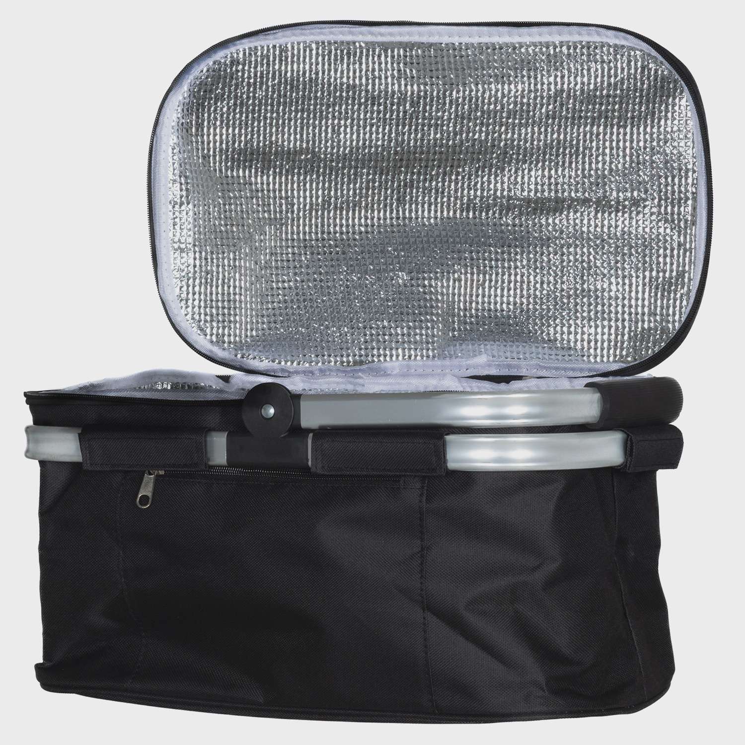 Insulated Picnic Bag, 30L, Foldable, Dual Zippers