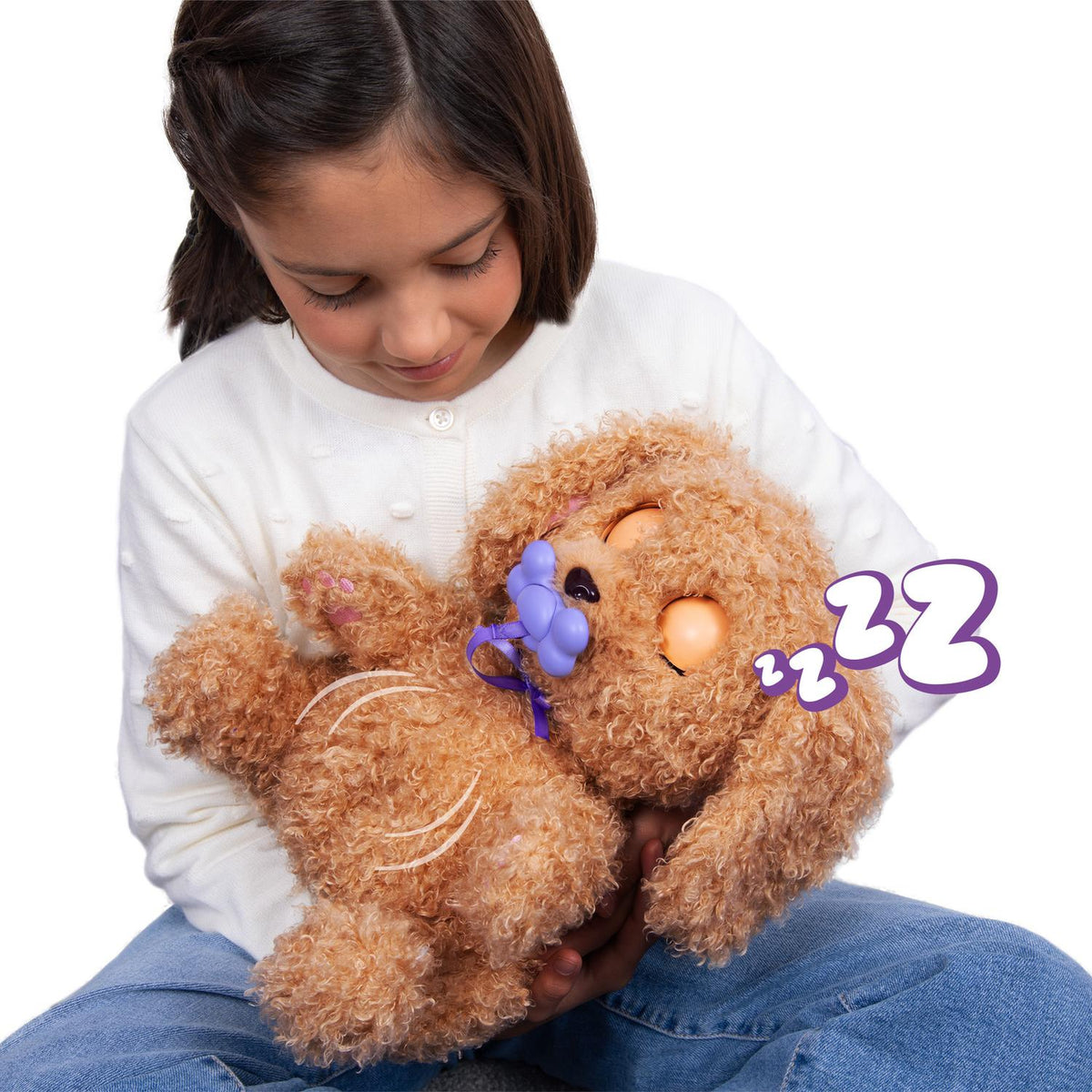 Interactive Puppy Toy, 15+ Reactions, Blanket & Bottle
