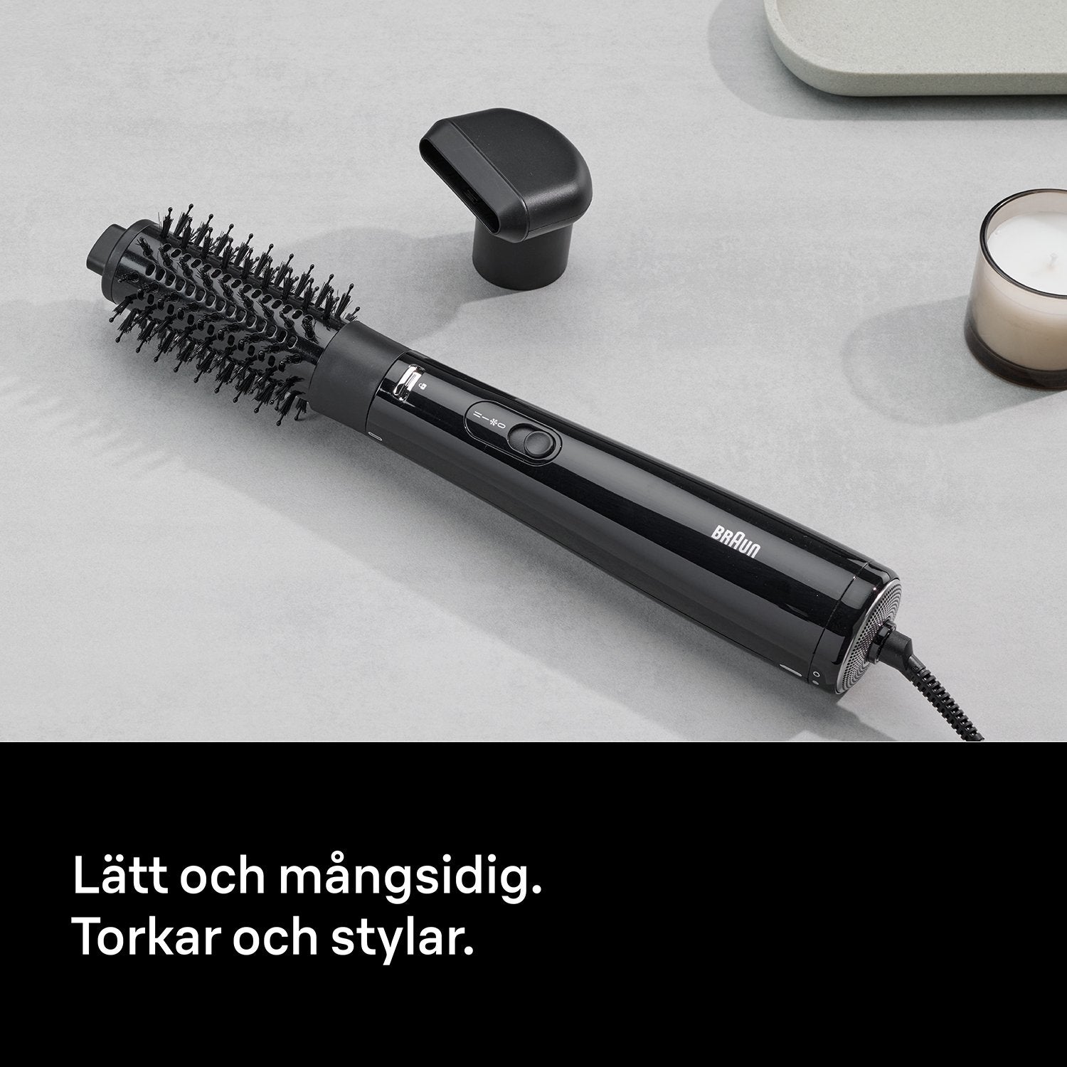 Ionic Air Styler 700W, 2 Heat Settings, 2 Attachments