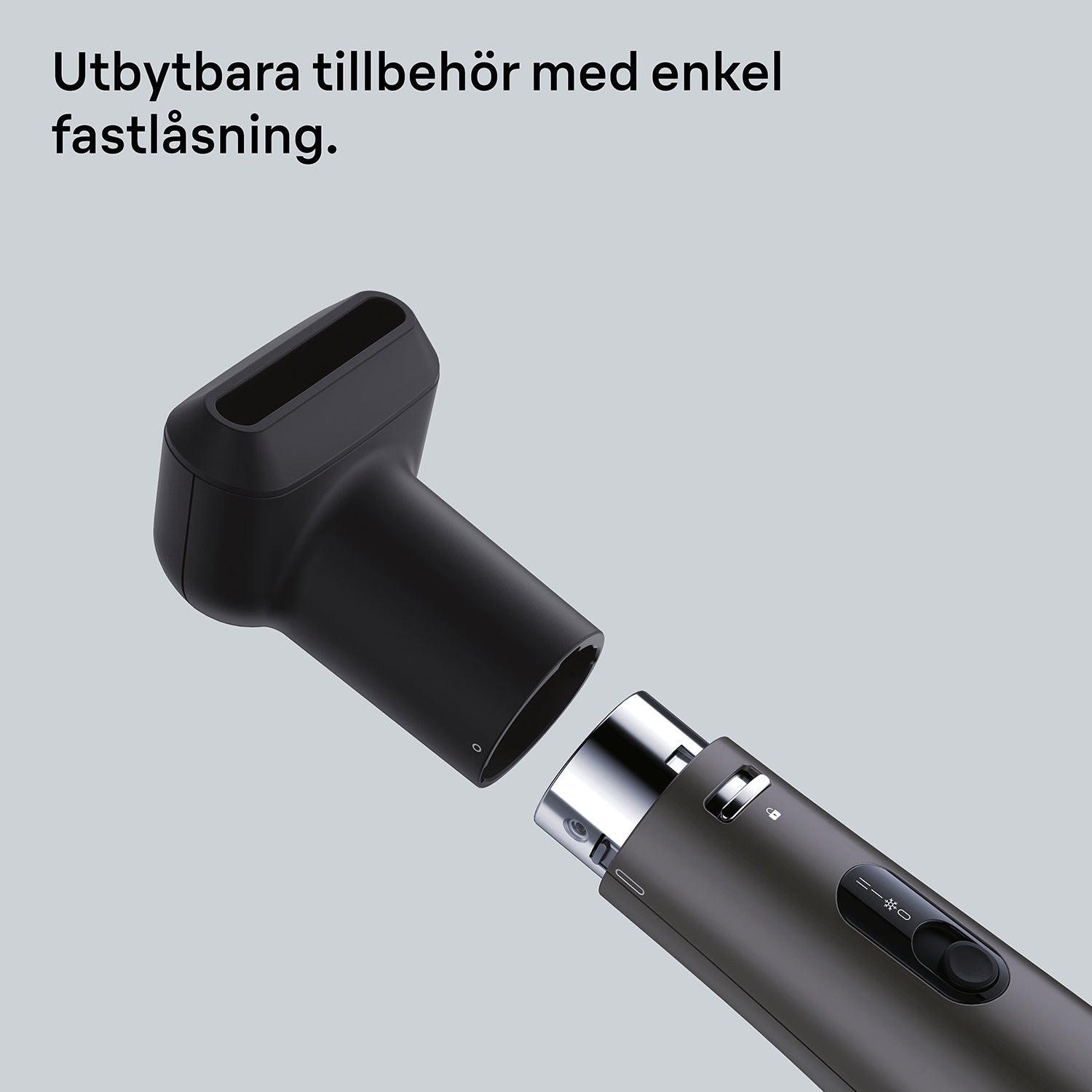 Ionic Hot Air Brush Styler 800W, 2 Attachments