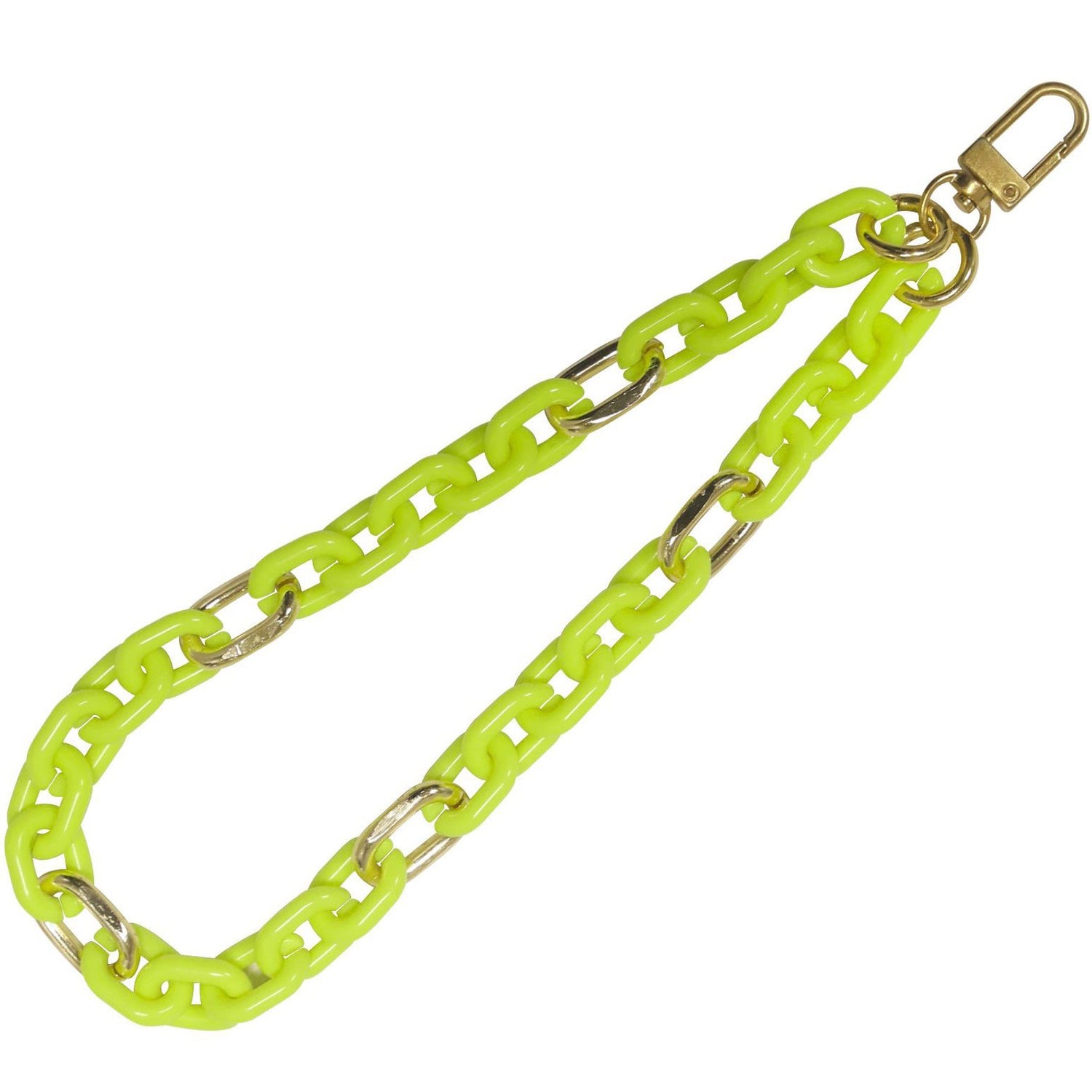 Jewel Chain Wrist Strap Fluo Green