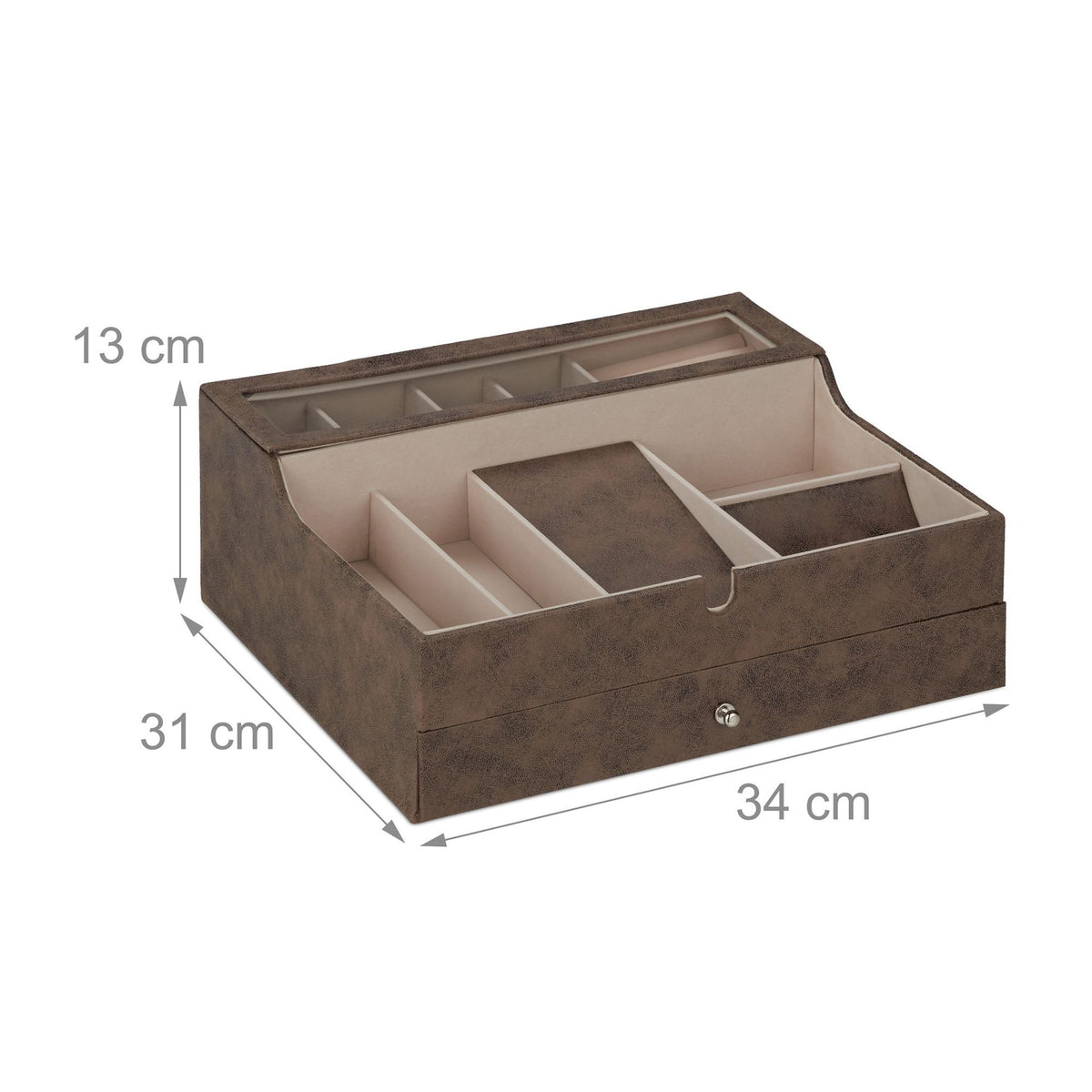 Jewelry box in leather look