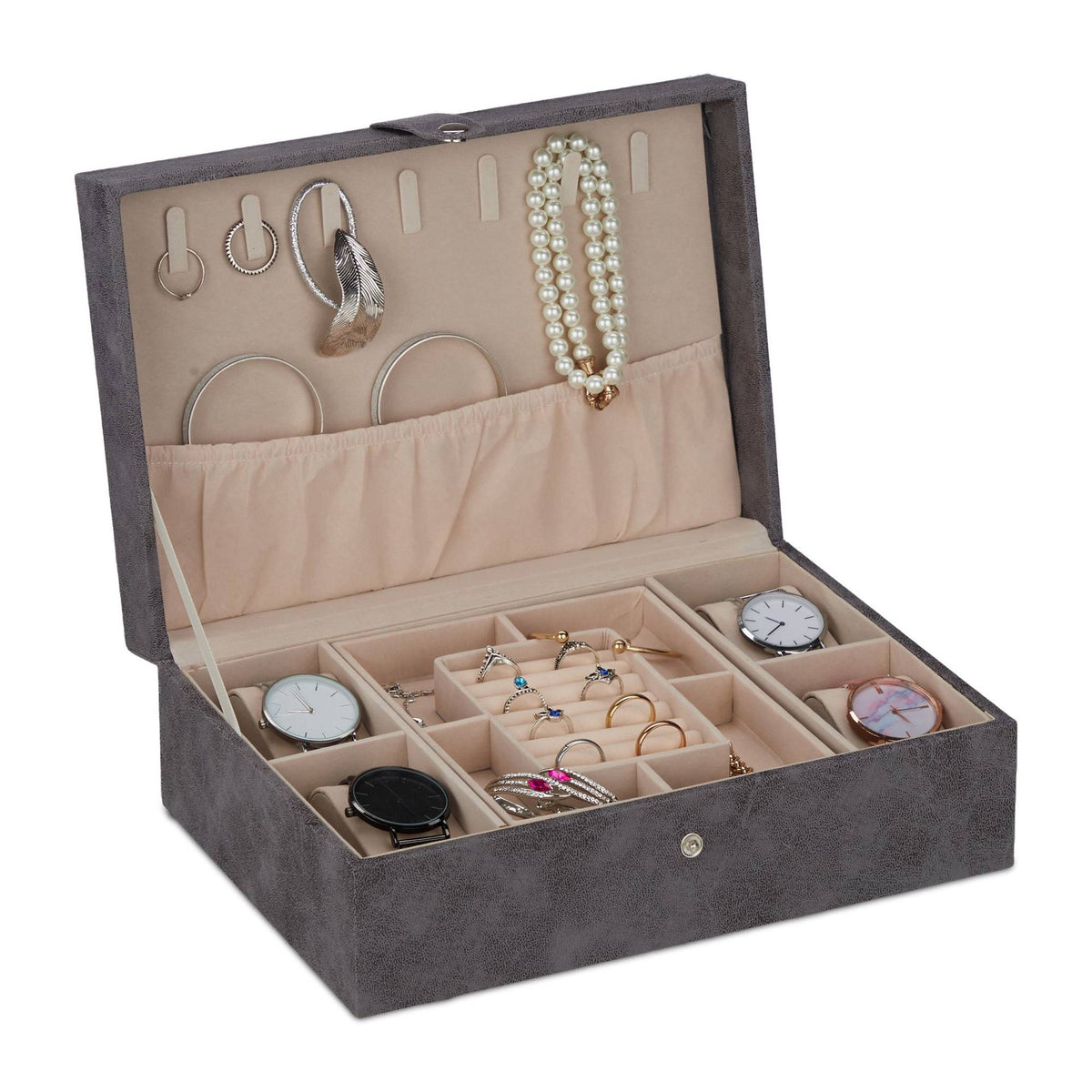 Jewelry box in leather look