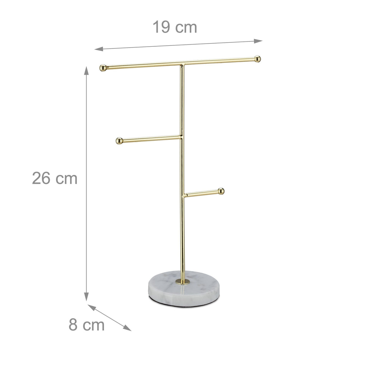 Jewelry stand gold