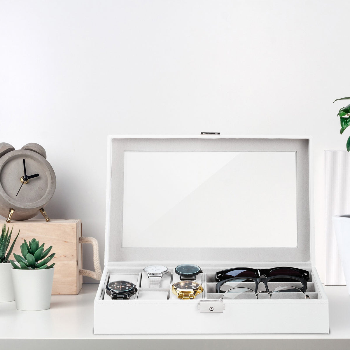 Jewelry storage for watches &amp; glasses