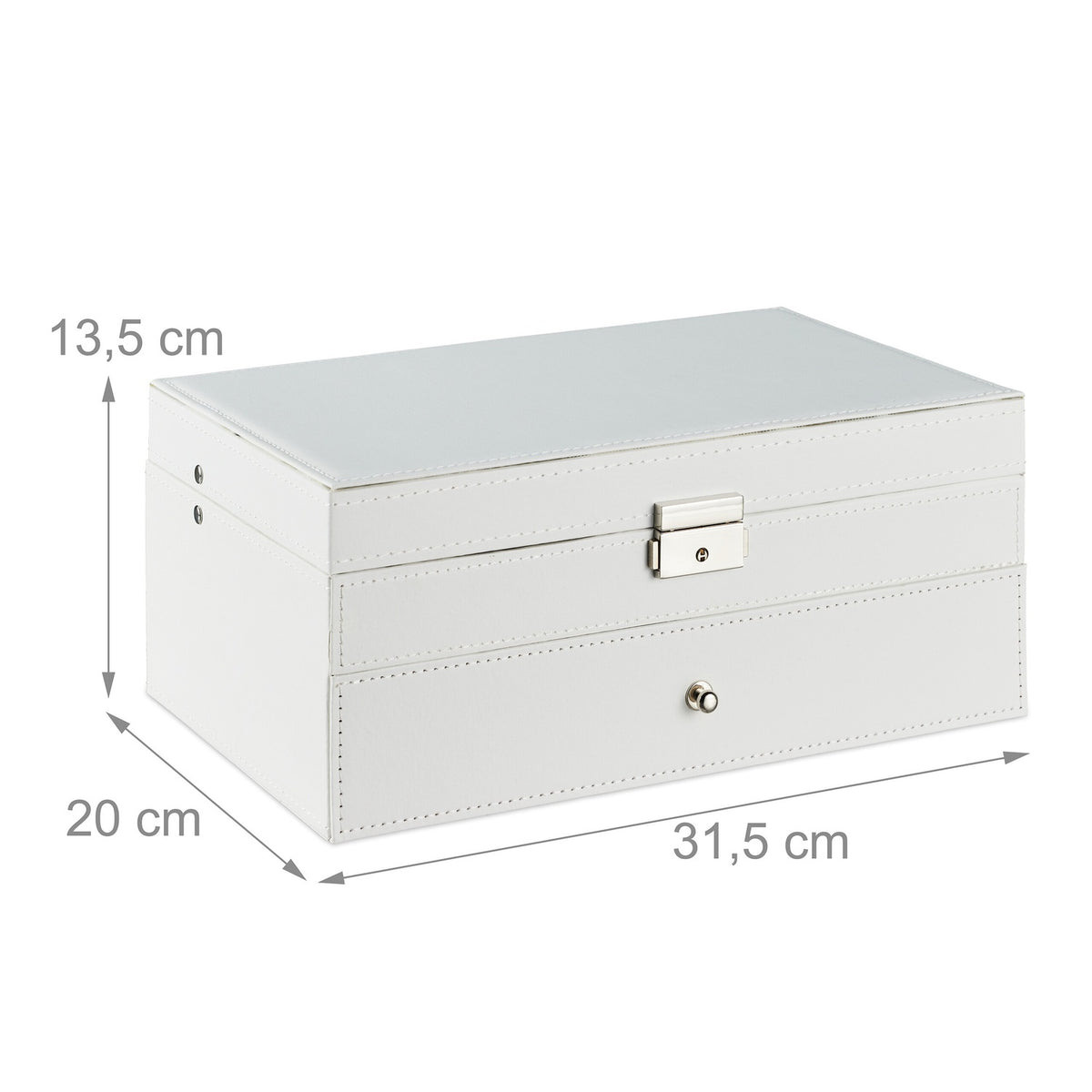 Jewelry storage with drawer