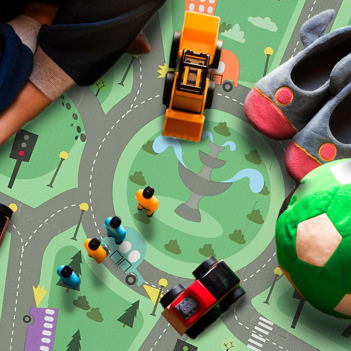 Jigsaw puzzle city