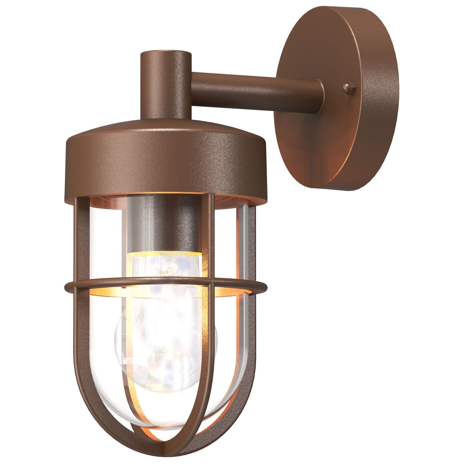 Jimmy Wall light E27 socket IP44 Corten