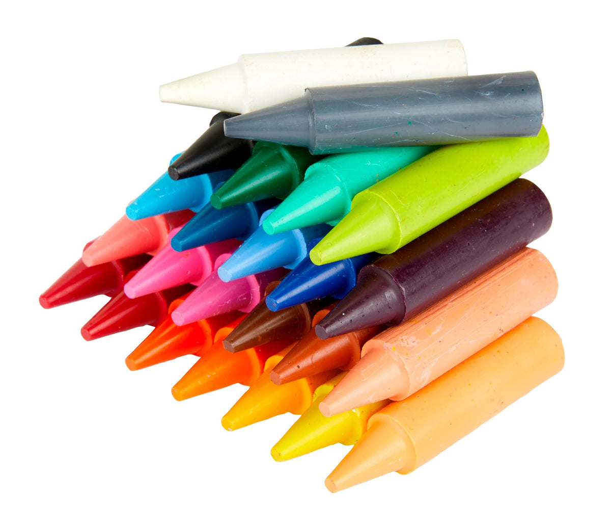 Jumbo Kids Crayons, Easy Grip, 24 Bright Colors