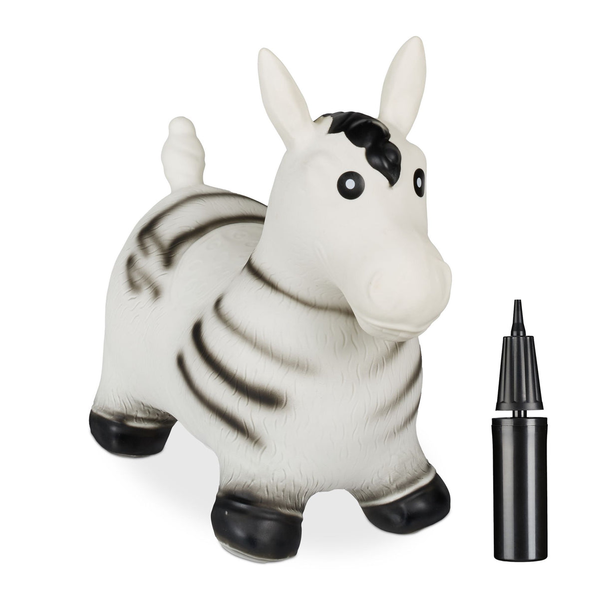 Jumping zebra