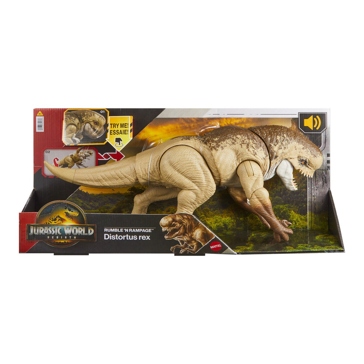 Jurassic Dinosaur Villain Toy, 53 x 20 cm, Ages 4+